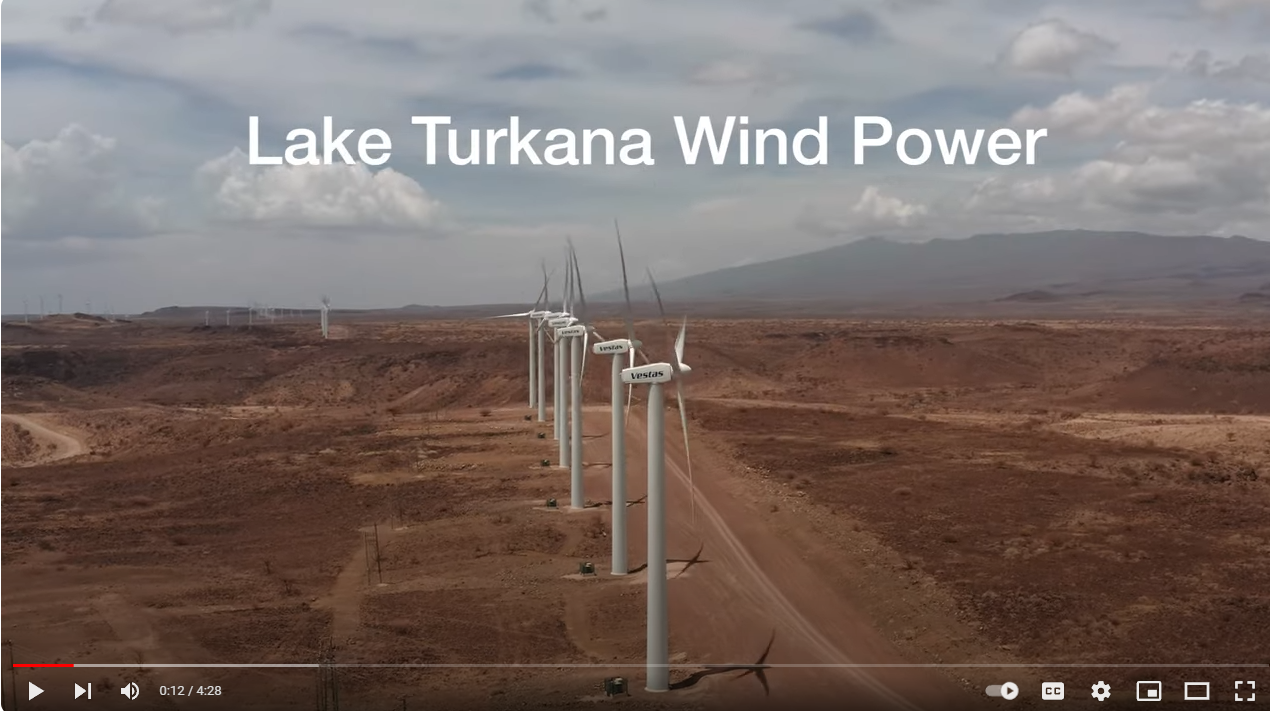 View of the video on Lake Turkana Wind Power